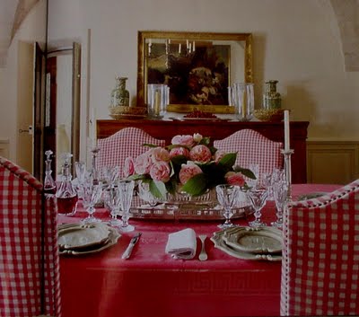 Dining Room on The Red And White Gingham Dining Room Chairs Are As Bright And